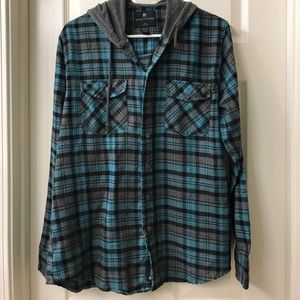 Men's Hooded Flannel